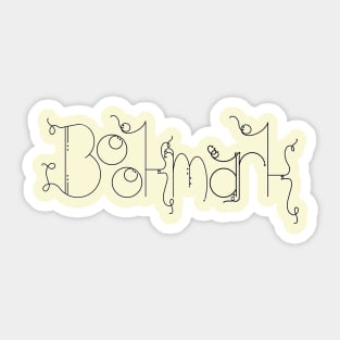 Bookmark design 1 Sticker